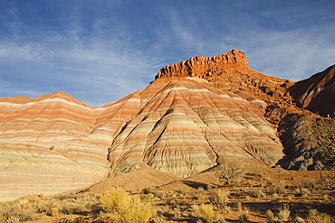 Cliffs at sunset, Paria Movie Set, Grand Staircase-Escalante National Monument, near Page, Arizona, United States of America, North America