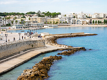 The harbour, Otranto, Apulia, Puglia, Italy, Europe