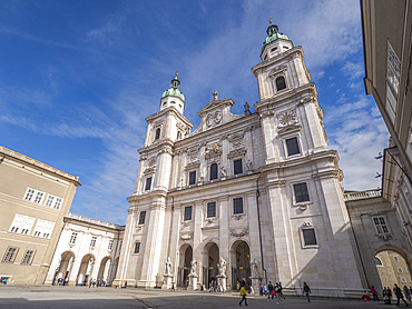 The Cathedral, UNESCO World Heritage Site, Salzburg, Upper Austria, Austria, Europe