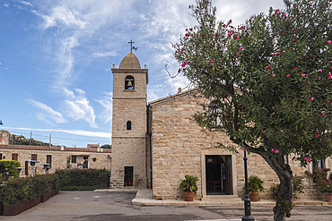 Church in the picturesque village of San Pantaleo, Olbia region, Sardinia, Italy, Europe
