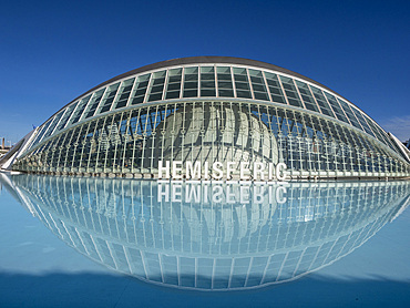 Hemisferic, IMax cinema, City of Arts and Sciences, Valencia, Spain, Europe
