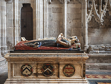 Denton tomb, Hereford Cathedral, Hereford, Herefordshire, England, UK