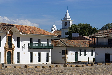 The colonial town of Villa de Leyva, Colombia, South America