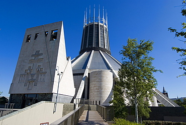 The Catholic Liverpool Metropolitan Cathedral, Liverpool, Merseyside, England, United Kingdon, Europe