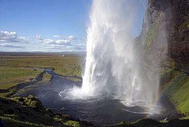 Seljalandsfoss Waterfall, South Iceland, Iceland, Polar Regions