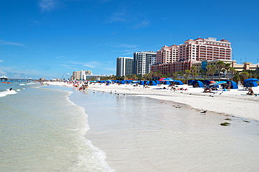 The beach at Clearwater, Florida, United States of America, North America