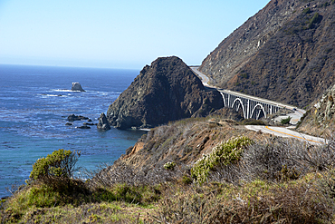 Bixby Bridge, Big Sur, California, United States of America, North America