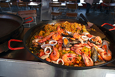 Paella, Fish Market, Bergen, Norway, Scandinavia, Europe