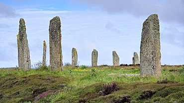 Ring of Brodgar, Neolithic stone circle, UNESCO World Heritage Site, Mainland, Orkney Islands, Scotland, United Kingdom, Europe