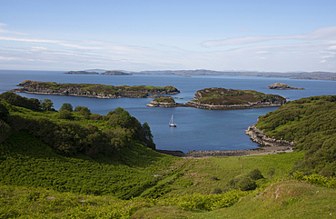 Clashnessie-Drumbeg Road, Assynt, Sutherland, Highlands, Scotland, United Kingdom, Europe