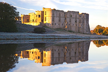 Carew Castle, Pembrokeshire, West Wales, Wales, United Kingdom, Europe