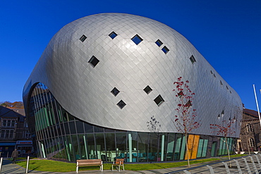 Public Library Building, Pontypridd, Mid Glamorgan, South Wales, United Kingdom, Europe