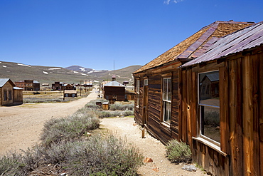 Dr. Street's house, Green Street, California gold mining ghost town of Bodie, Bodie State Historic Park, Bridgeport, California, United States of America, North America