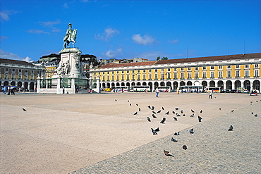 Statue of Jose I, Praca Do Comercio, Lisbon, Portugal