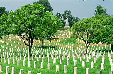 Usa, California, Los Angeles, Military Cimetery