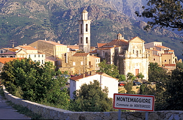 France, Corsica Island, Haute-Corse, Balagne, Village Of Montemaggiore