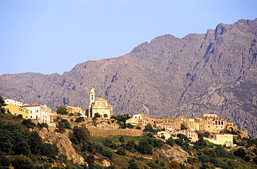 France, Corsica Island, Haute-Corse, Balagne, Village Of Montemaggiore