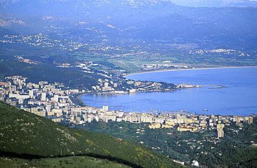 France, Corse Island, Corse-Du-Sud, Aerial Photography Of Ajaccio & Vicinity