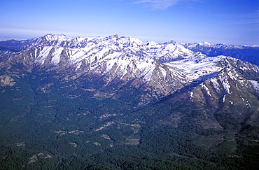 France, Corse Island, Corse-Du-Sud, Inland Aerial Photography 