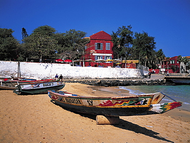 Senegal, Dakar, GorŽe Island, Chevalier De Bouflers Guest House And Beach