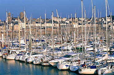 France, Normandy, Manche (50), Granville Harbour And Marina