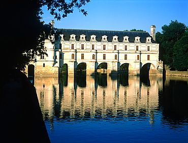 France, Touraine, Indreetloire (37), Chenonceau Renaissance Castle On River Cher