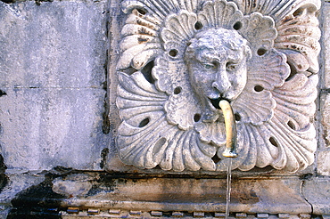 Croatia, Dalmatia, Dalmatian Coast, Fortified City Of Dubrovnik, Onofrio Fountain Tap, 