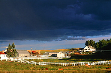 Usa, South West, Colorado, Farm And Fields