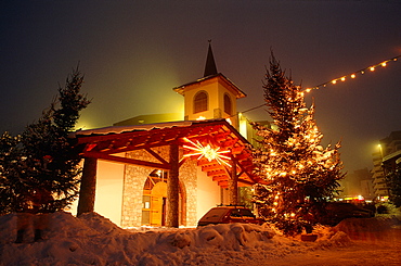 France, Alps, Savoie, Val Thorens In Winter