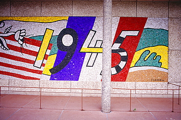 France, Normandy, Manche (50), Saintlo, The Hospital Memorial , A Mosaic By Artist Fernand Leger