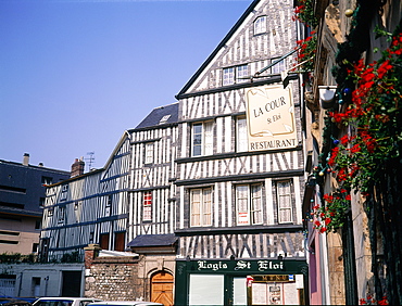 France, Normandy, Seinemaritime (76), City Of Rouen, The Medieval Quarter Sheltering Many Halftimbered Houses