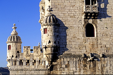 Portugal, Lisbon (Near), Belem, The Stone Tower Built On Tagus River From 1515 To 1525