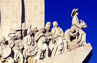 Portugal, Lisbon, Monument Of The Discoveries Dedicated To Portuguese Seamen, Detail