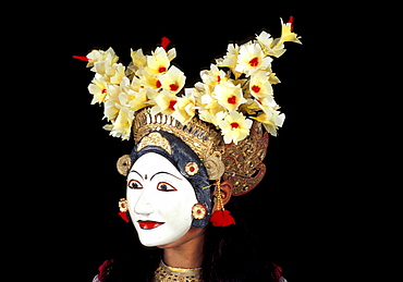 Indonesia, Bali Island, Telepud, The Characters Of The Ramayana Ballet (Topeng Or Masked)