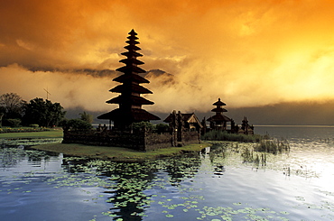 Indonesia, Bali Island, The Lake Bratan Temple