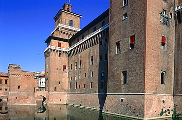 Italy, Emilia Romagna, Ferrara, Castello D'este (Castle)