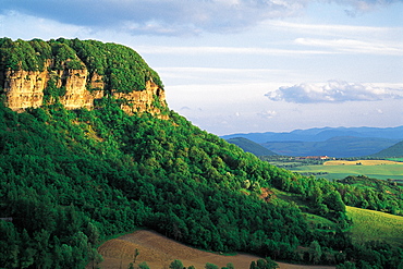 France, Aveyron, Roquefort, Profile Of A Causse