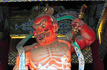 Japan, Nikko, Rinnan-Ji Temple Statue