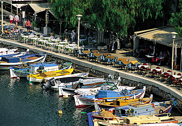 Creta, Hagios Nikolaos, Harbour, Greece