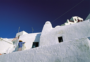 Santorini, White Facades, Greece