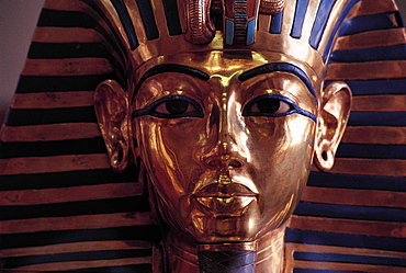 Cairo Museum, Tut En Kamon Golden Mask, Egypt, Africa