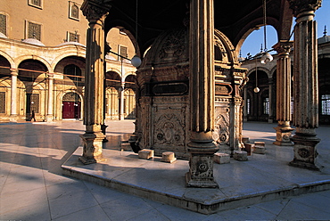 Cairo, Citadel, Mosque Courtyard, Egypt, Africa