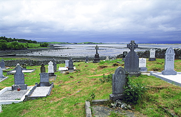 Ireland, Connemara, Cemetery