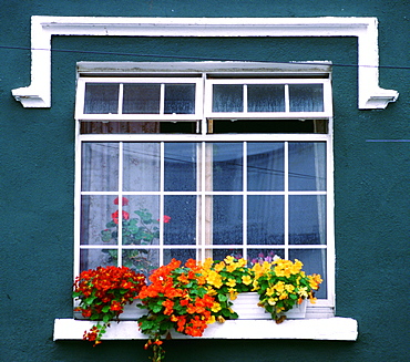 Ireland, Connemara, Clifden, Window