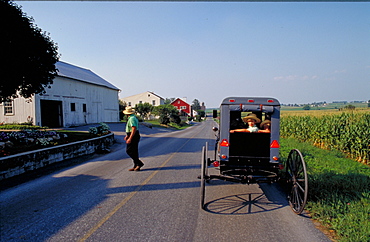 On The Road Near Lancaster, Usa