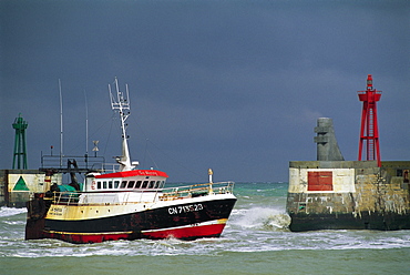 Port-En-Bessin, Harbour, Normandy, France