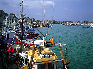 Fishing Boats Marina, Normandy, France