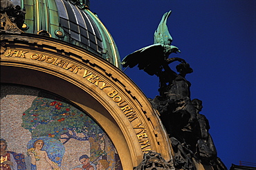 Municipal House Dome, Prague, Czech Rep