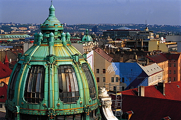 Overview On City And Dome, Prague, Czech Republic