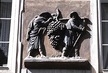 Antique Wine Cellar Sign, Prague, Czech Republic